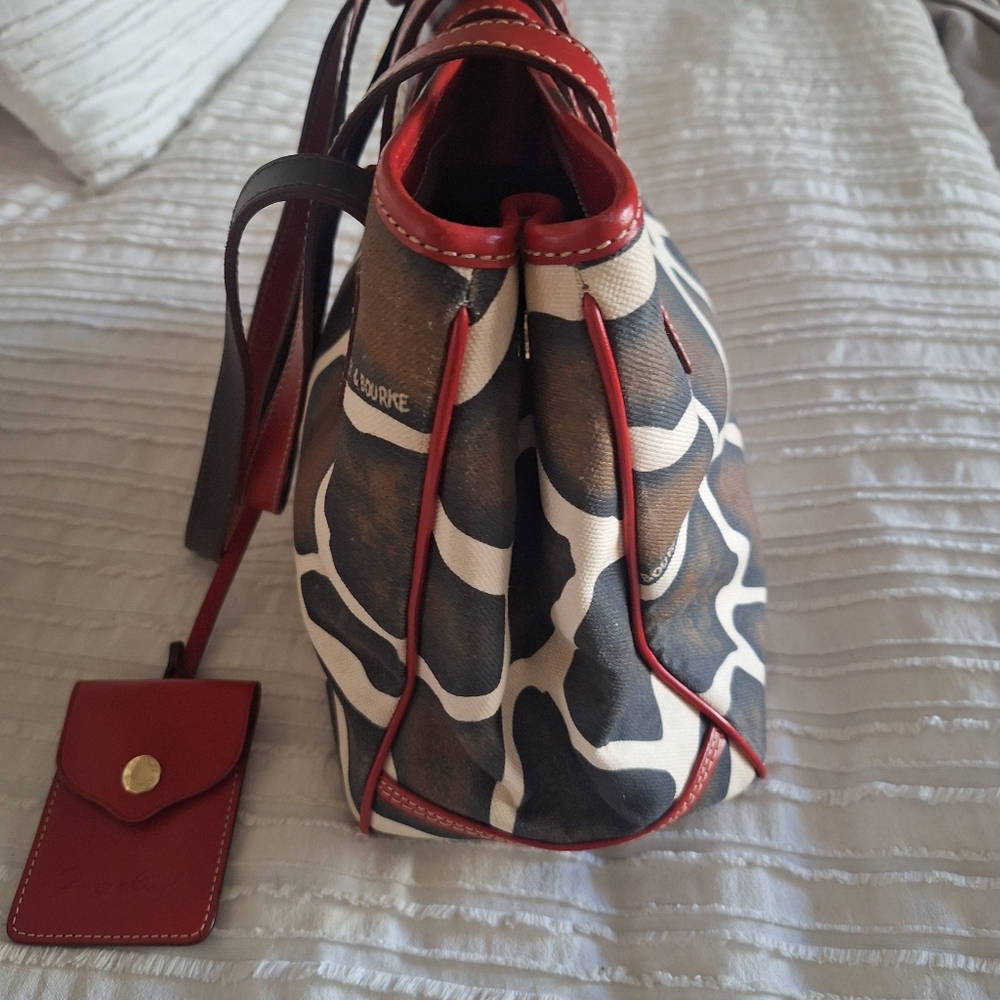 Dooney and burke Giraffe print tote - Picture 2 of 3